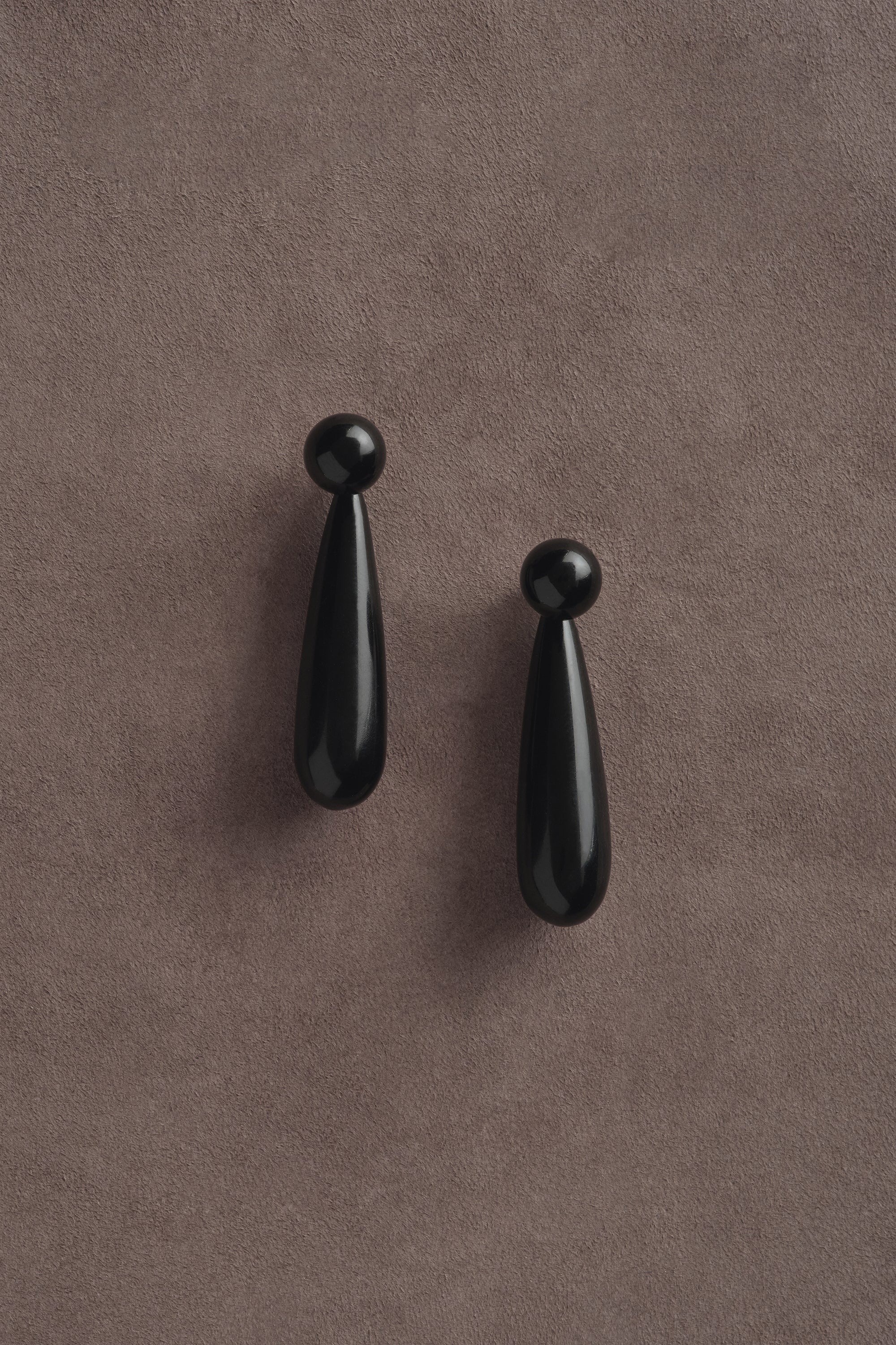 Small Angelika Earrings,Onyx