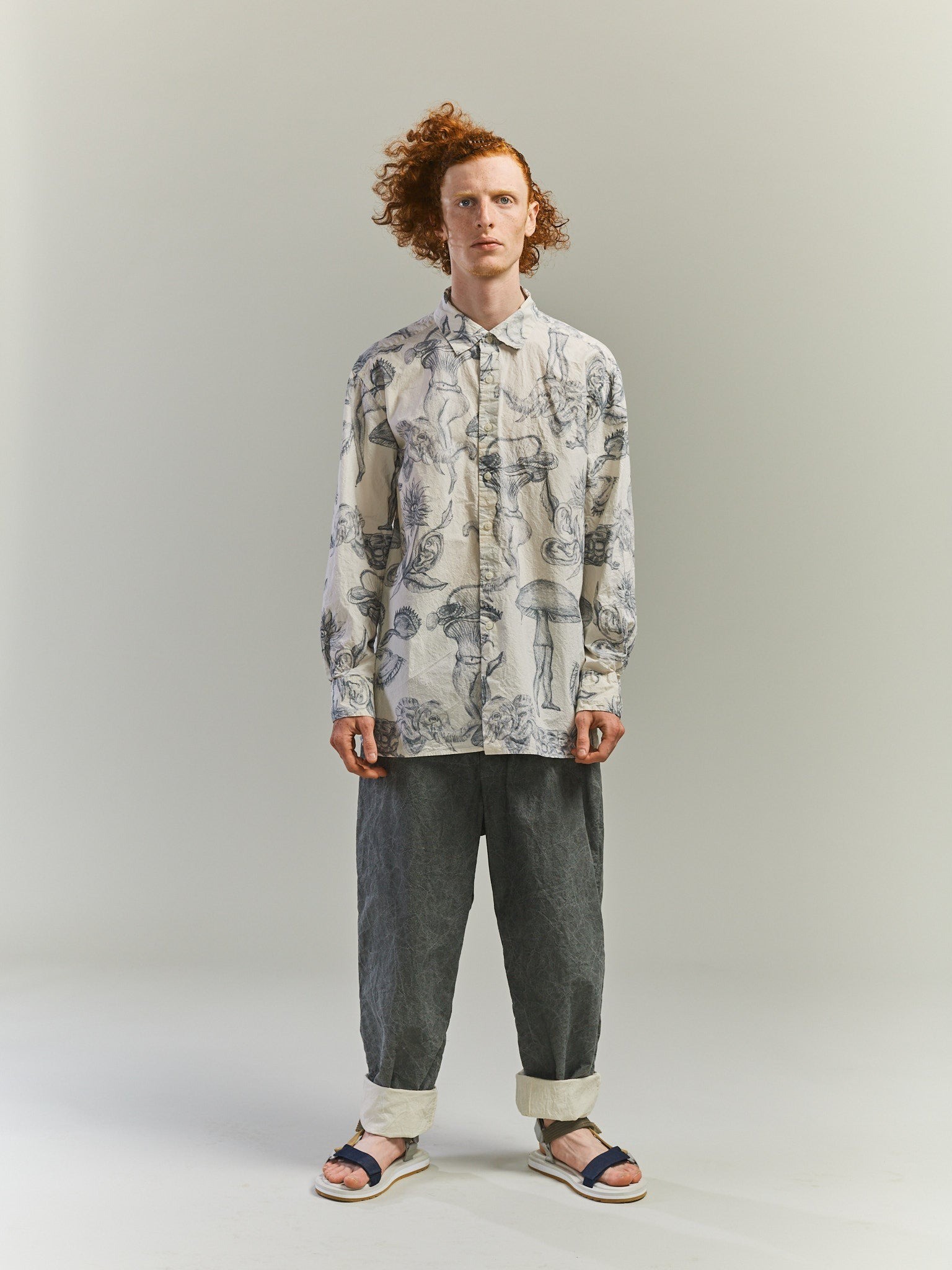 BIG RACCOURCIE SHIRT - CAN CAN PRINT