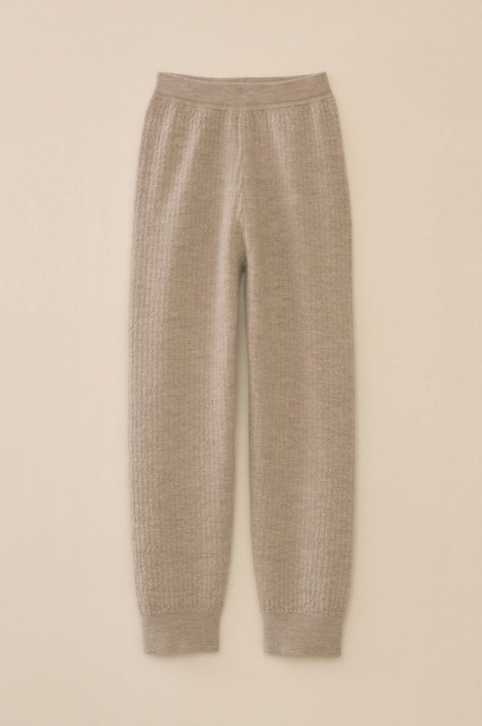 LAUREN MANOOGIAN FW24 LINE QUILT PANTS DUST