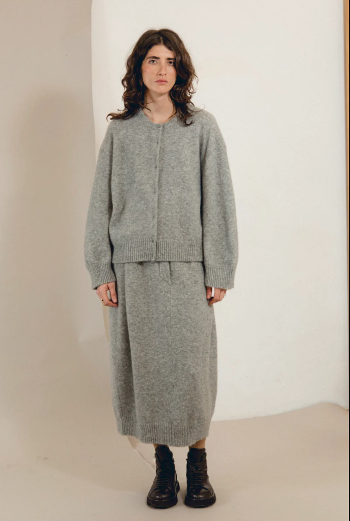 BOBOUTIC Cardigan Light Grey