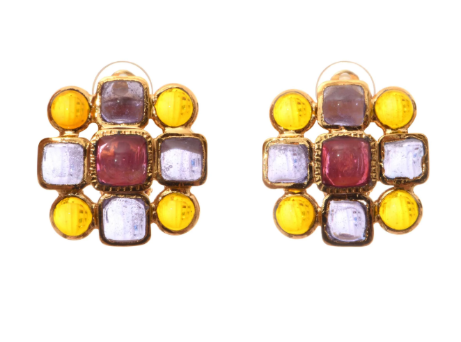 GRIPOIX Dentelle Earrings