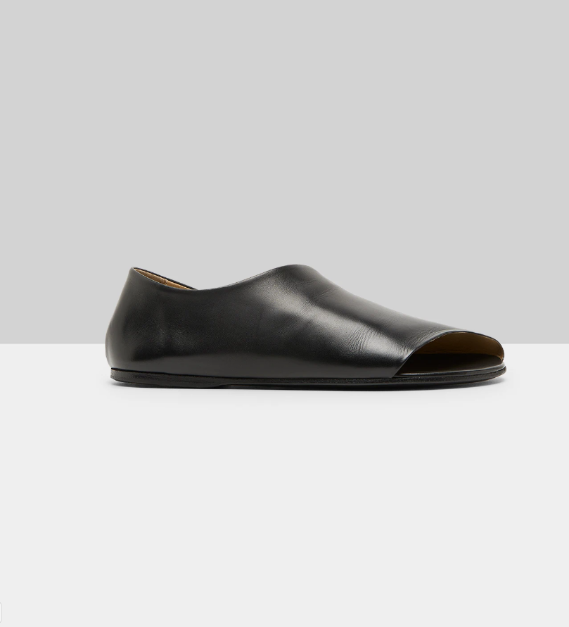 Arsella Black Slip On Shoes